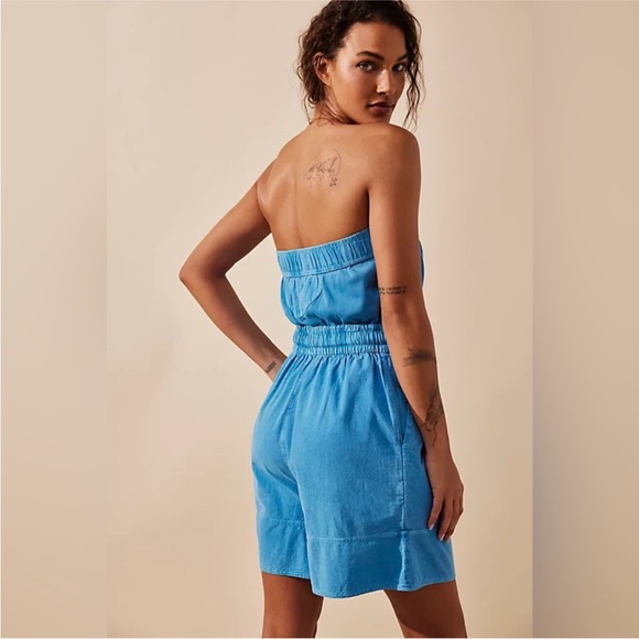 NEW Free People Beach Akoi Romper Size XS - Picture 3 of 11